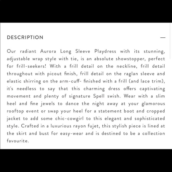 ❌SOLD❌Spell & The Gypsy Collective Aurora - Picture 7 of 8